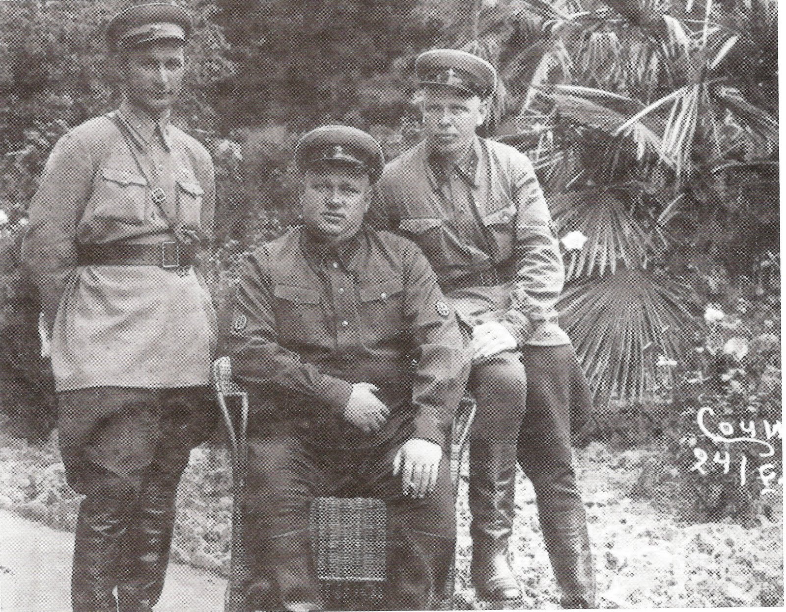 Három NKVD-népbiztos /Fotó: Collectingsoviethistory.com